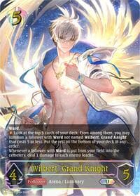 Wilbert, Grand Knight (U) - SP01: Seaside Memories - Shadowverse: Evolve card