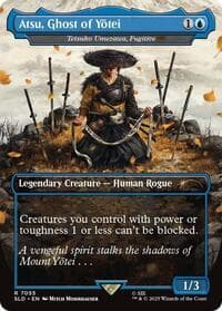 Atsu, Ghost of Yotei - Tetsuko Umezawa, Fugitive - Secret Lair Drop Series - Magic: The Gathering card