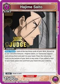 Hajime Saito (036) (Judge Pack) - Union Arena Promotion Cards - Union Arena card