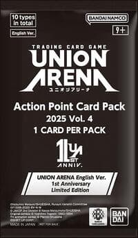 Union Arena Action Point Card Pack 2025 Vol. 4 - Union Arena Promotion Cards - Union Arena card