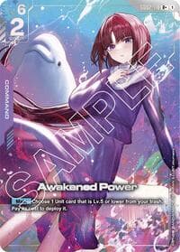 Awakened Power (R+) - Dual Impact - Gundam Card Game card