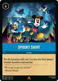 Spooky Sight - Whispers in the Well - Disney Lorcana card