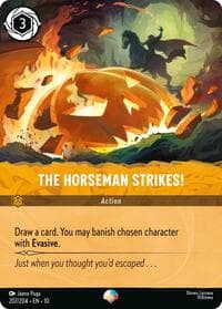 The Horseman Strikes! (Epic) - Whispers in the Well - Disney Lorcana card
