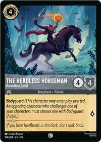 The Headless Horseman - Relentless Spirit - Whispers in the Well - Disney Lorcana card