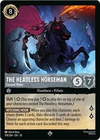 The Headless Horseman - Cursed Rider - Whispers in the Well - Disney Lorcana card