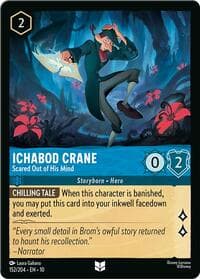 Ichabod Crane - Scared Out of His Mind - Whispers in the Well - Disney Lorcana card
