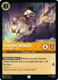 Scrooge McDuck - On the Right Track - Whispers in the Well - Disney Lorcana card