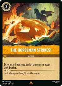 The Horseman Strikes! - Whispers in the Well - Disney Lorcana card