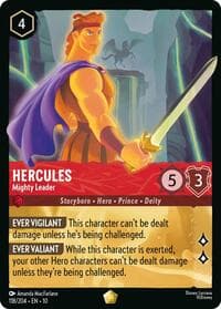 Hercules - Mighty Leader - Whispers in the Well - Disney Lorcana card