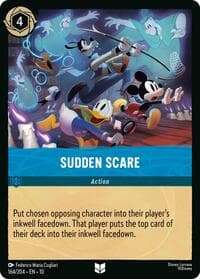 Sudden Scare - Whispers in the Well - Disney Lorcana card