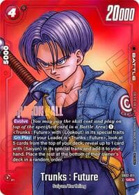 Trunks : Future - SB02-011 (Limited Pack MANGA Version 02) - Tournament and Championship Promos - Dragon Ball Super: Fusion World card