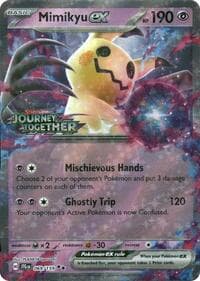 Mimikyu ex (Journey Together Stamped) - Miscellaneous Cards & Products - Pokemon card