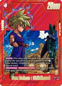 Son Gohan : Childhood - SB02-006 (Alternate Art) - Manga Booster 02 - Dragon Ball Super: Fusion World card