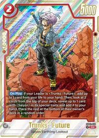 Trunks : Future - SB02-010 (Alternate Art) - Manga Booster 02 - Dragon Ball Super: Fusion World card