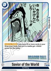 Savior of the World - Manga Booster 02 - Dragon Ball Super: Fusion World card