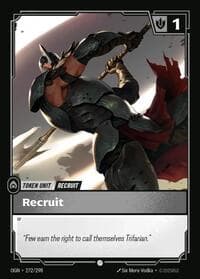 Recruit (272) // Buff - Origins - Riftbound: League of Legends Trading Card Game card