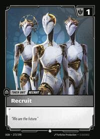 Recruit (273) // Buff - Origins - Riftbound: League of Legends Trading Card Game card
