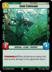 Daro Commando - Secrets of Power - Star Wars: Unlimited card