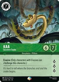 Kaa - Secretive Snake (Epic) - Whispers in the Well - Disney Lorcana card