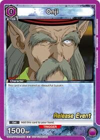 Onji - UE13BT: Yu Yu Hakusho: Ghost Files Release Event Cards - Union Arena card