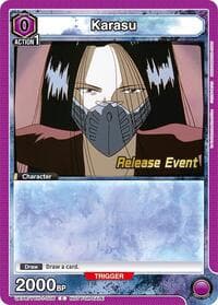 Karasu (006) - UE13BT: Yu Yu Hakusho: Ghost Files Release Event Cards - Union Arena card