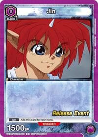 Jin (013) - UE13BT: Yu Yu Hakusho: Ghost Files Release Event Cards - Union Arena card