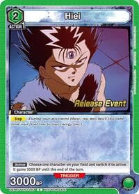 Hiei (053) - UE13BT: Yu Yu Hakusho: Ghost Files Release Event Cards - Union Arena card