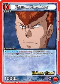 Kazuma Kuwabara (074) - UE13BT: Yu Yu Hakusho: Ghost Files Release Event Cards - Union Arena card
