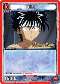 Hiei (080) - UE13BT: Yu Yu Hakusho: Ghost Files Release Event Cards - Union Arena card