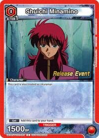 Shuichi Minamino - UE13BT: Yu Yu Hakusho: Ghost Files Release Event Cards - Union Arena card