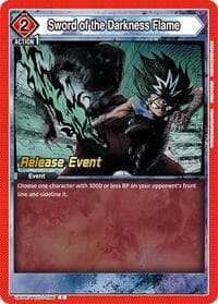 Sword of the Darkness Flame - UE13BT: Yu Yu Hakusho: Ghost Files Release Event Cards - Union Arena card