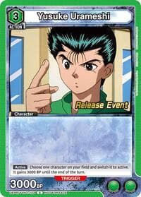 Yusuke Urameshi (102) - UE13BT: Yu Yu Hakusho: Ghost Files Release Event Cards - Union Arena card