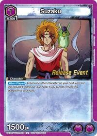 Suzaku - UE13BT: Yu Yu Hakusho: Ghost Files Release Event Cards - Union Arena card