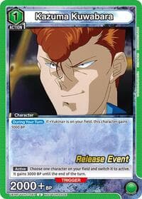 Kazuma Kuwabara (041) - UE13BT: Yu Yu Hakusho: Ghost Files Release Event Cards - Union Arena card