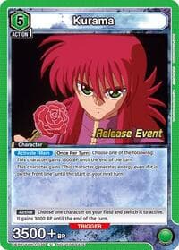 Kurama (039) - UE13BT: Yu Yu Hakusho: Ghost Files Release Event Cards - Union Arena card