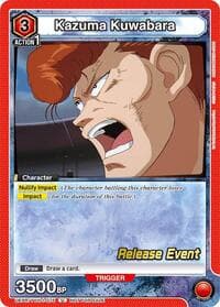 Kazuma Kuwabara (075) - UE13BT: Yu Yu Hakusho: Ghost Files Release Event Cards - Union Arena card