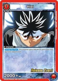 Hiei (081) - UE13BT: Yu Yu Hakusho: Ghost Files Release Event Cards - Union Arena card