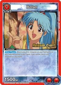 Botan (085) - UE13BT: Yu Yu Hakusho: Ghost Files Release Event Cards - Union Arena card