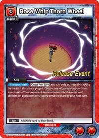 Rose Whip Thorn Wheel - UE13BT: Yu Yu Hakusho: Ghost Files Release Event Cards - Union Arena card