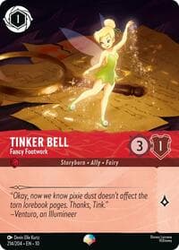 Tinker Bell - Fancy Footwork (Epic) - Whispers in the Well - Disney Lorcana card