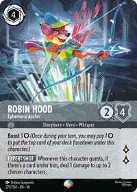Robin Hood - Ephemeral Archer (Epic) - Whispers in the Well - Disney Lorcana card