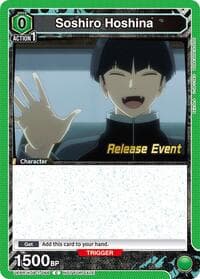Soshiro Hoshina (066) - UE12BT: Kaiju No. 8 Release Event Cards - Union Arena card