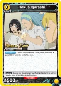 Hakua Igarashi - UE12BT: Kaiju No. 8 Release Event Cards - Union Arena card