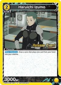 Haruichi Izumo (007) - UE12BT: Kaiju No. 8 Release Event Cards - Union Arena card
