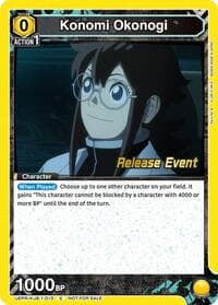 Konomi Okonogi (013) - UE12BT: Kaiju No. 8 Release Event Cards - Union Arena card