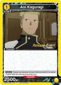 Aoi Kaguragi (014) - UE12BT: Kaiju No. 8 Release Event Cards - Union Arena card