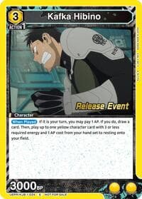 Kafka Hibino (024) - UE12BT: Kaiju No. 8 Release Event Cards - Union Arena card