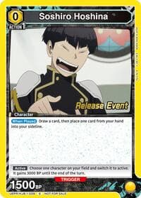 Soshiro Hoshina (029) - UE12BT: Kaiju No. 8 Release Event Cards - Union Arena card