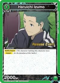 Haruichi Izumo (046) - UE12BT: Kaiju No. 8 Release Event Cards - Union Arena card