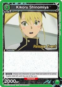 Kikoru Shinomiya (057) - UE12BT: Kaiju No. 8 Release Event Cards - Union Arena card
